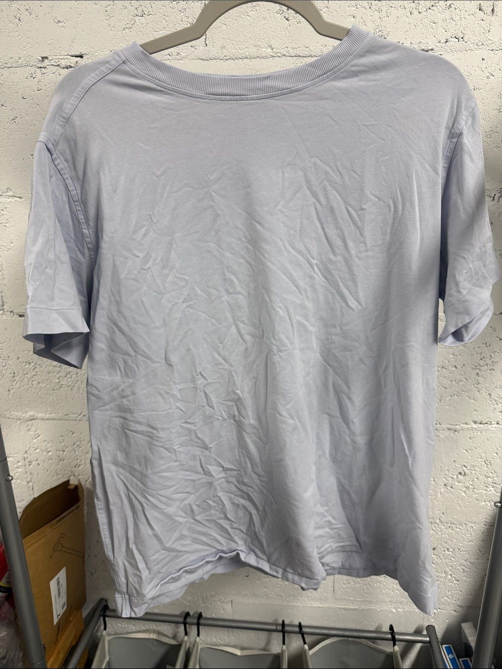 Lululemon Size Large - Light Blue Crew Neck T-Shirt - BRAND NEW